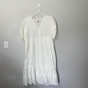 White, XXL, universal threads dress